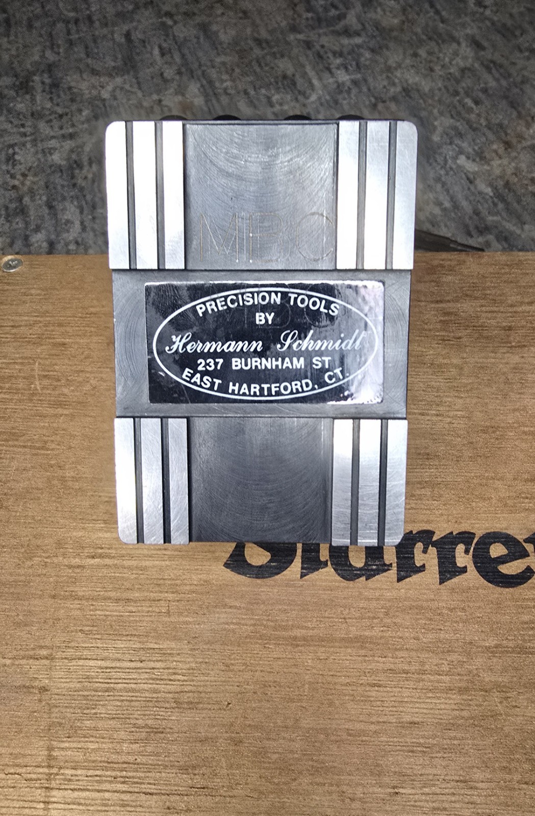 Hermann Schmidt Precision Tools Surface Gage Stand And Calibrated Drop Gage