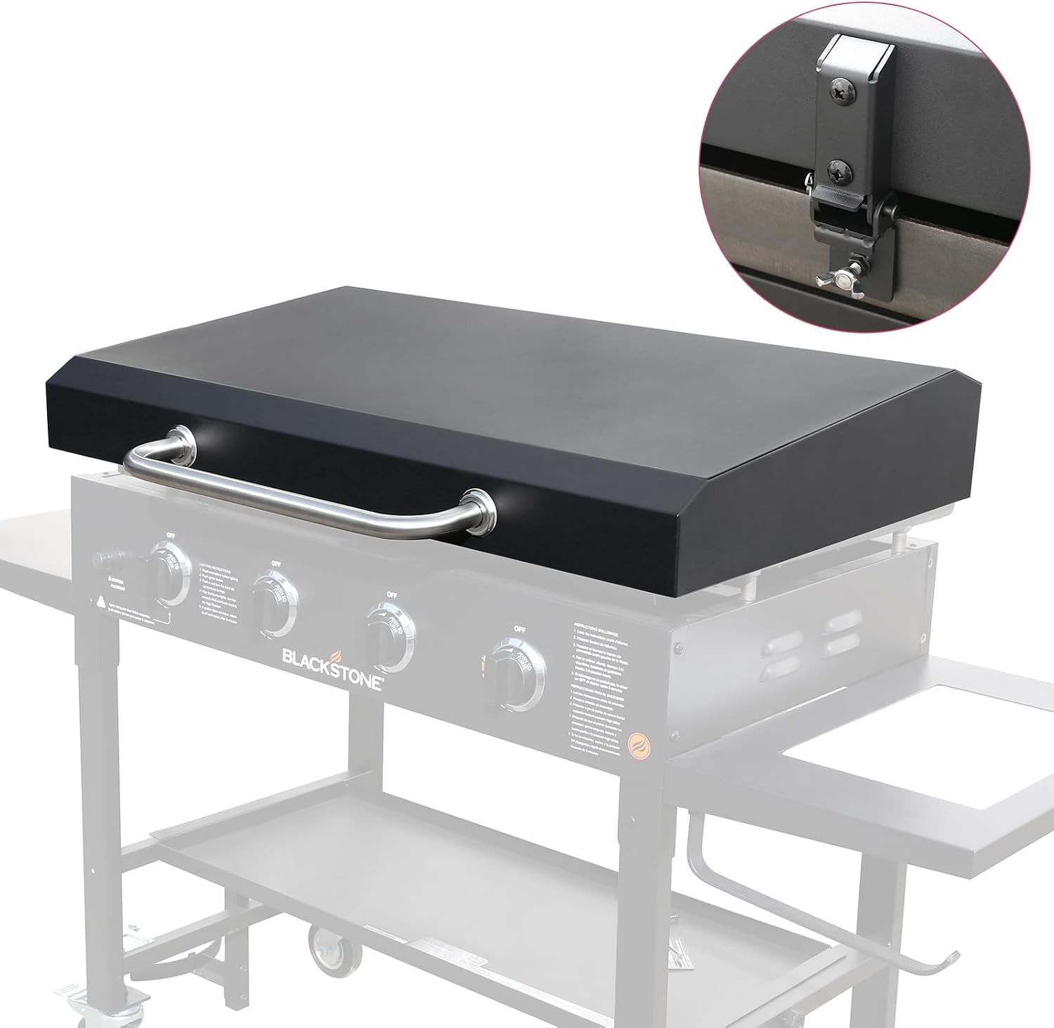 Griddle Lid Back-hinged Design for 36″ Blackstone Griddle,Nexgrill,Member Mark G