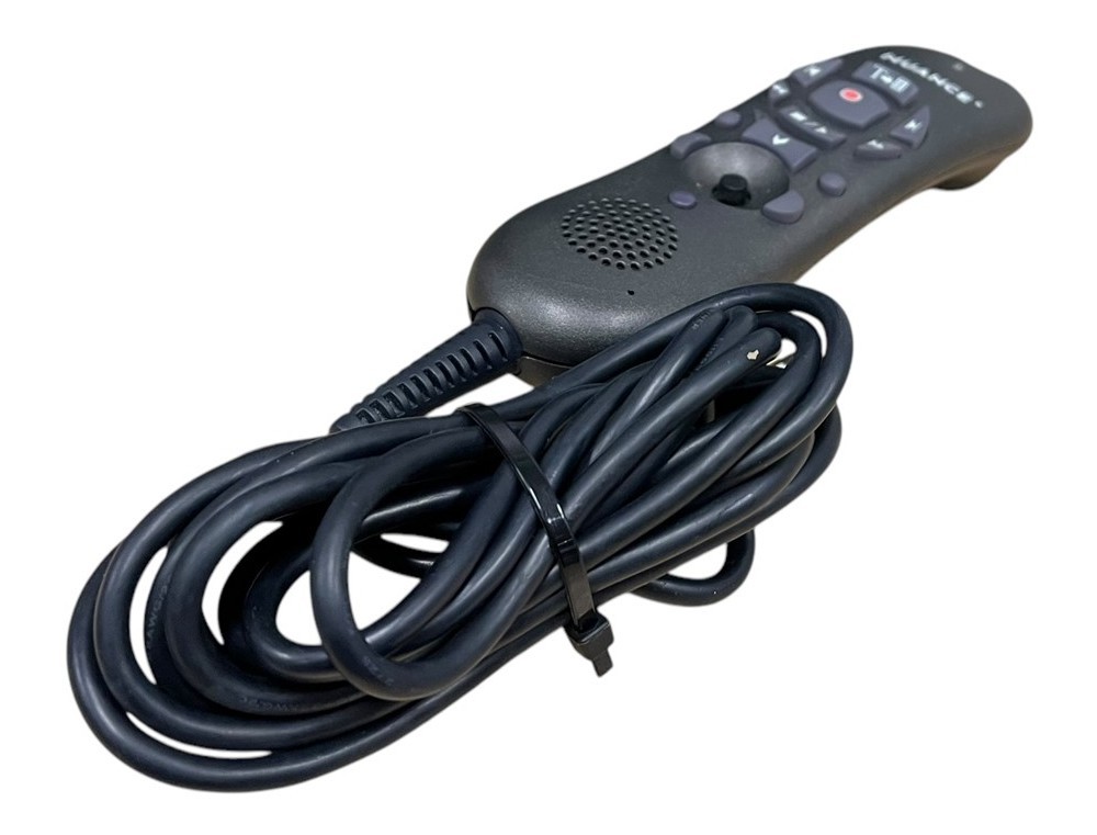 Nuance 0POWM2N-005 PowerMic II Handheld USB Speech Dictation Microphone, Grey