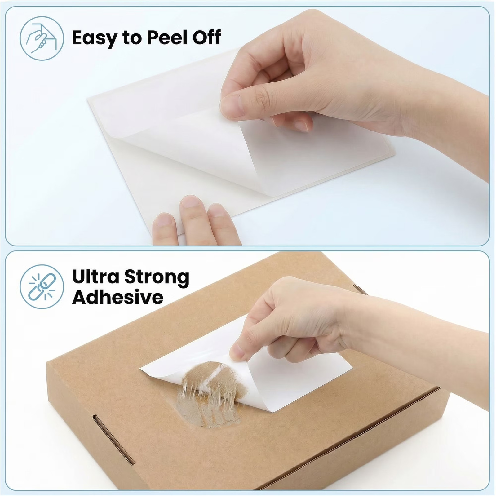1000PACK labels 4 x 6 Direct Thermal Shipping Labels For Zebra Rollo Printers