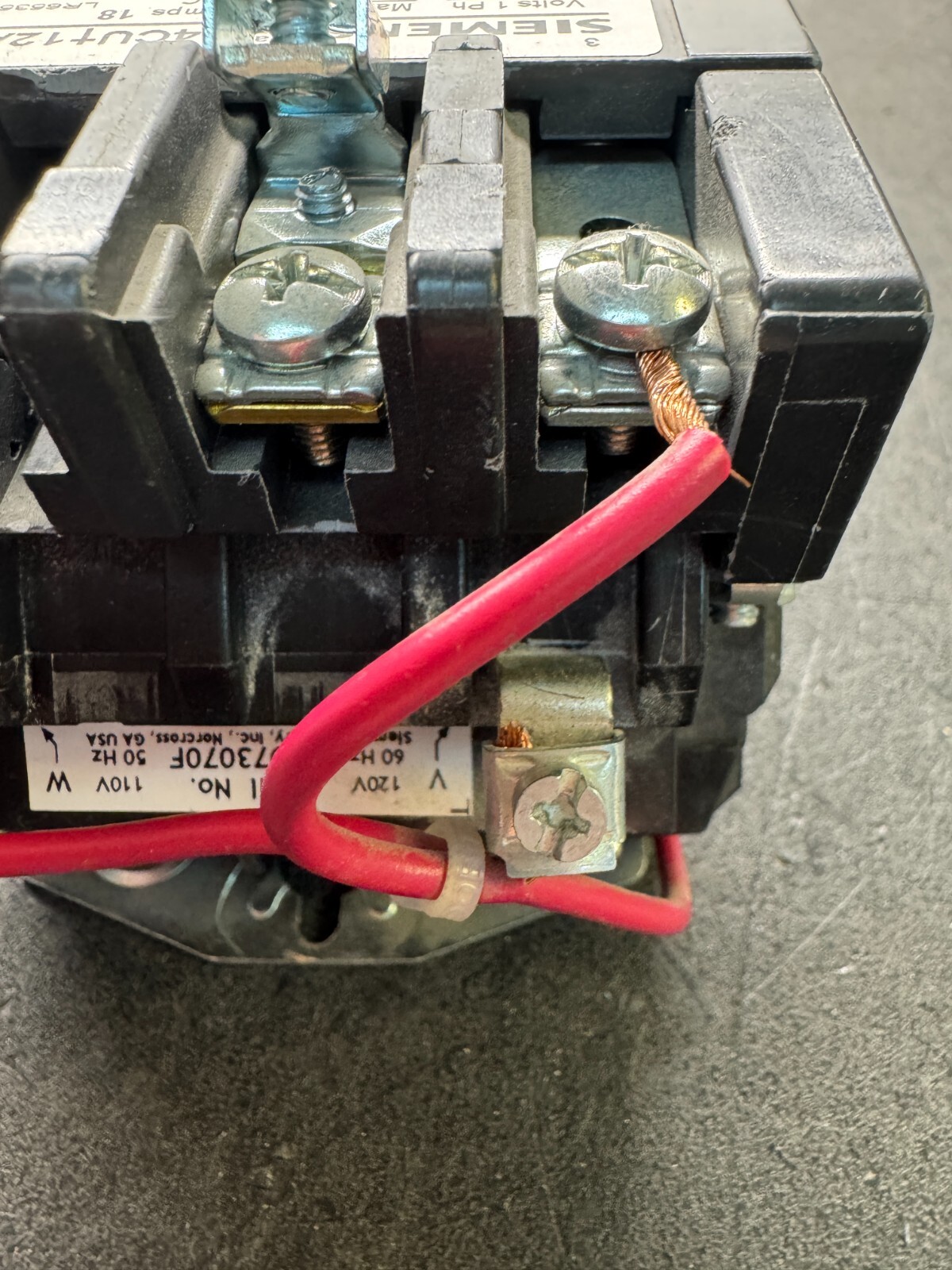 Siemens 14CU+12A* Motor Starter 18A Size 0 w/ESP200