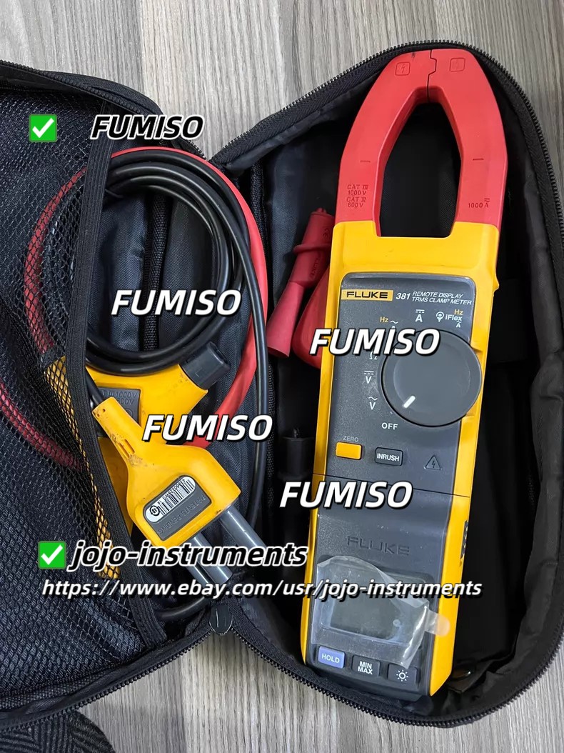 1PC Used Fluke 381 True-RMS AC/DC Clamp Meter Remote Display with iFlex*jo