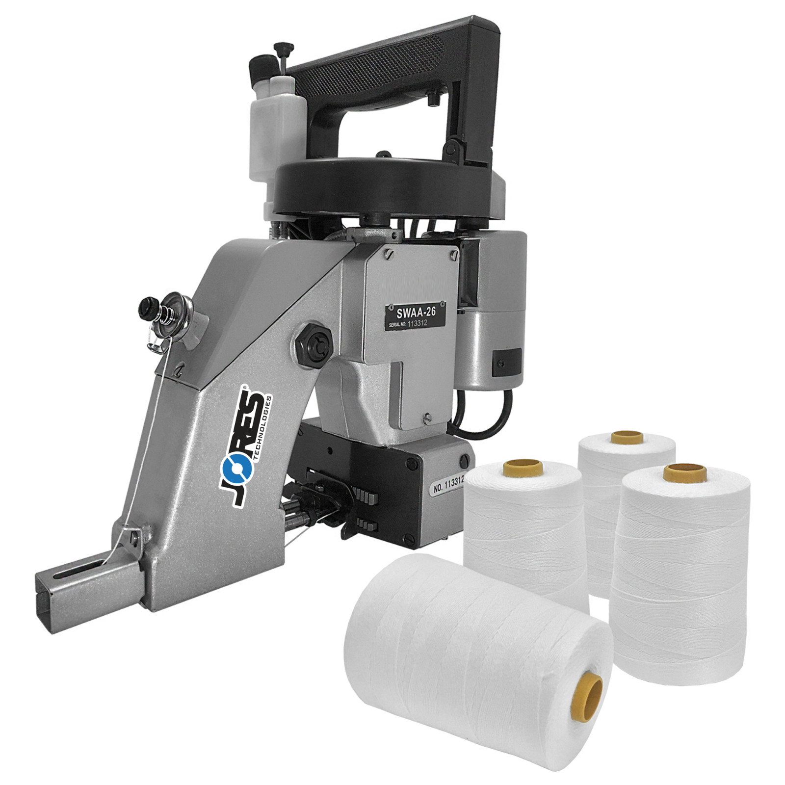 Bag Closer Closing Machine Sewing Machine Stitcher JORESTECH SWAA-26B + 4 rolls