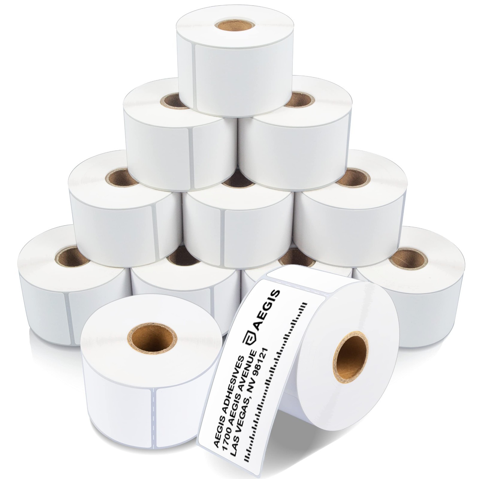 2″ x 4″ Direct Thermal Printer Labels – 4200 Count, 12 Rolls, Barcode & FNSKU St