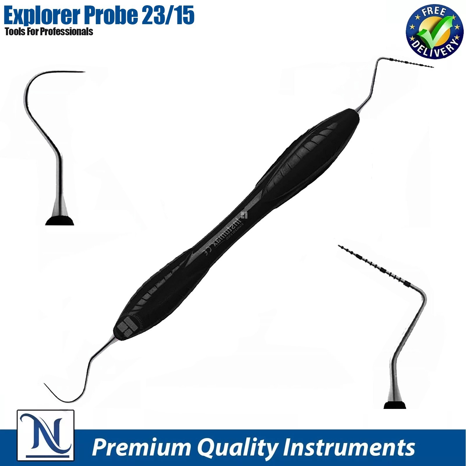Dental Probe 23/15 – Pack of 10 Professional Periodontal Instruments
