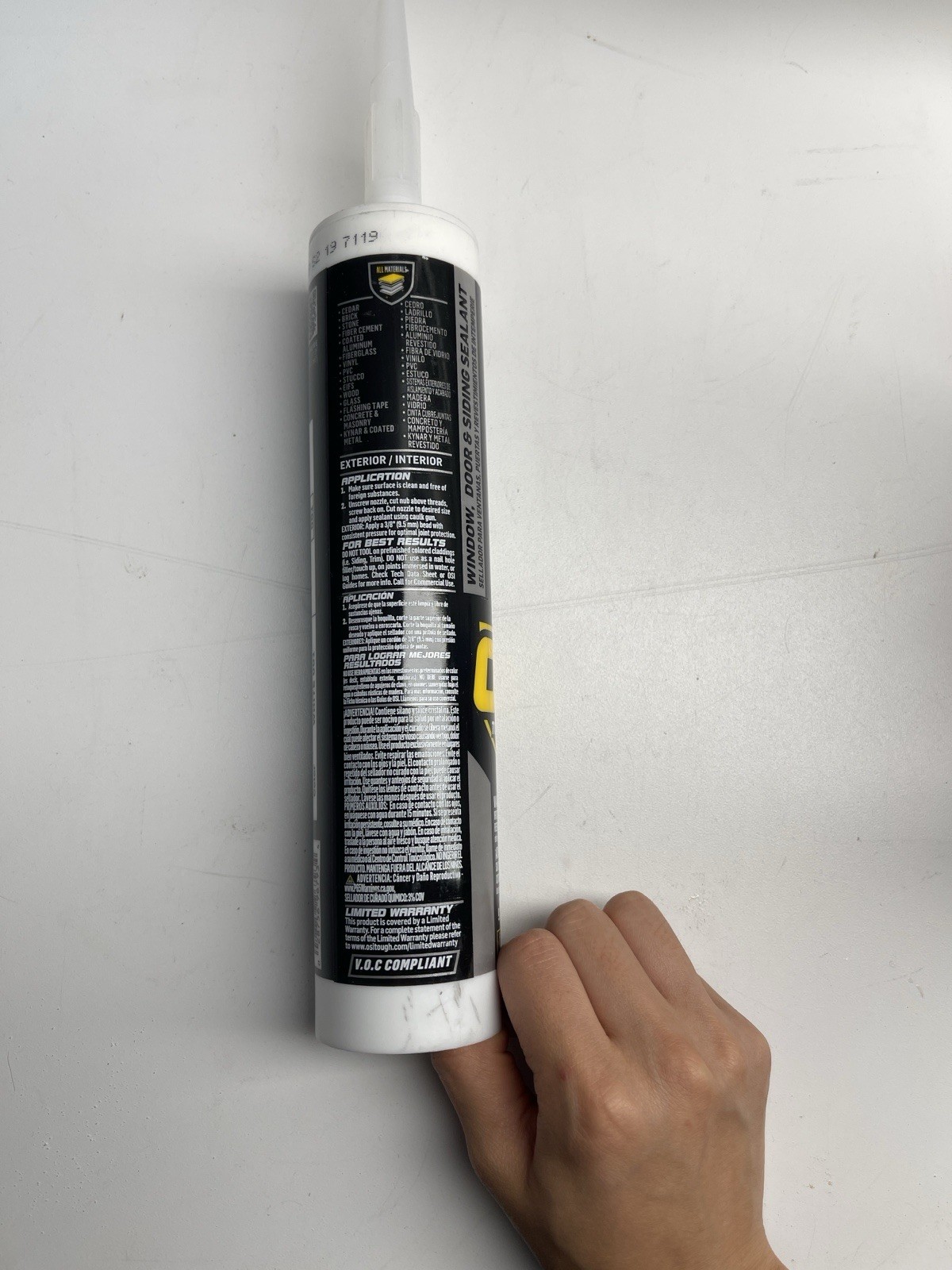 OSI Quad Max Window Door & Siding Sealant 9.5 oz. White