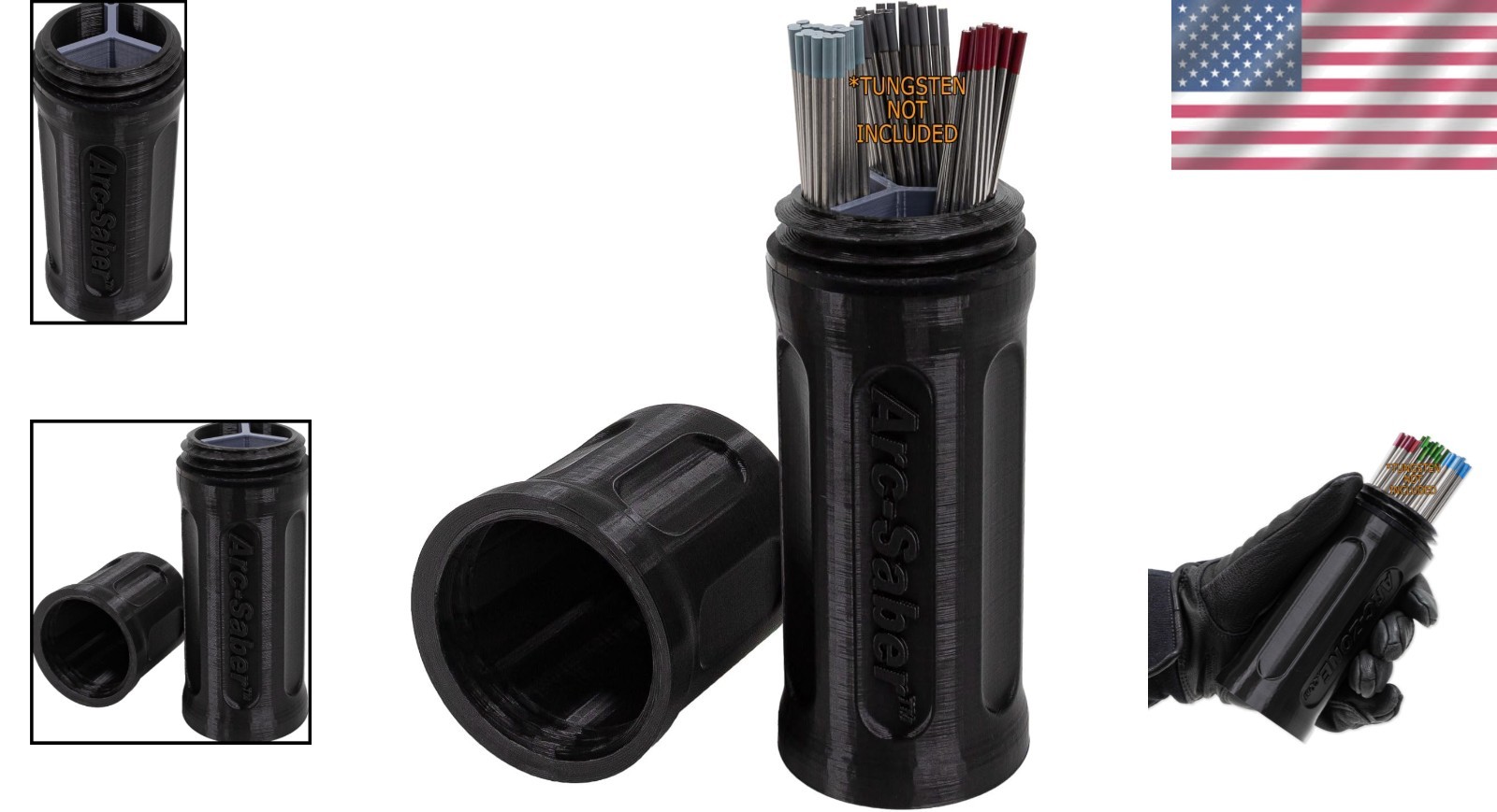Super-Sized Arc-Saber Tungsten Electrode Storage with Magnetic Base – Durable…