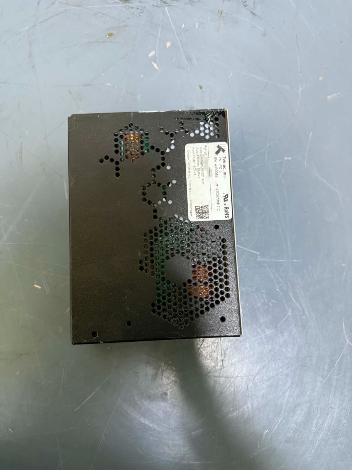 Teknic IPC-5 Power Supply 75V DC Intelligent Power Center 5A RMS 350-575W