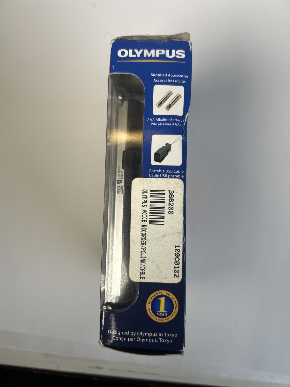 Olympus Digital Voice Recorder VN-722PC 4GB Internal Memory with microSD
