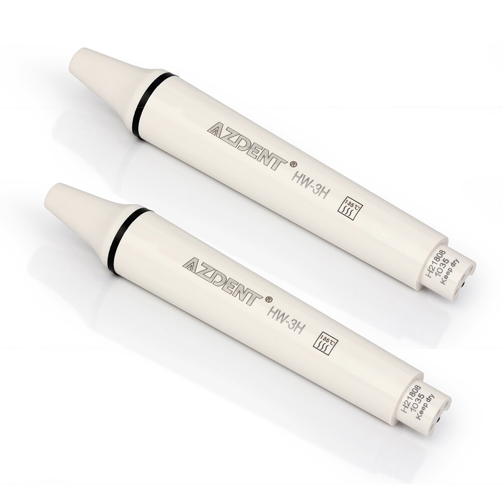 2Pcs Woodpecker Dental Ultrasonic Piezo Scaler HW-3H Handpiece For EMS