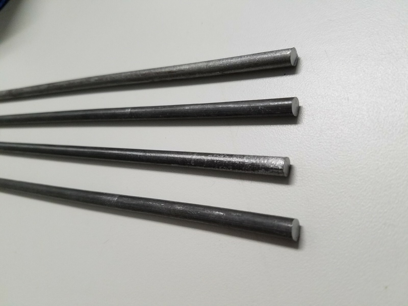 4(4) 7/32 Inch Diameter Hot rolled Steel Solid Round Rod 8 inches Long .213 OD