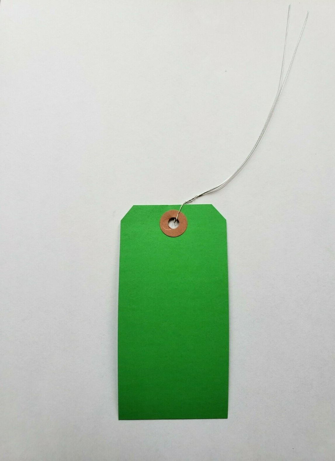 100 Tags 4 3/4″ x 2 3/8″ Size 5 Large Colored Shipping Hang with Wire Strung