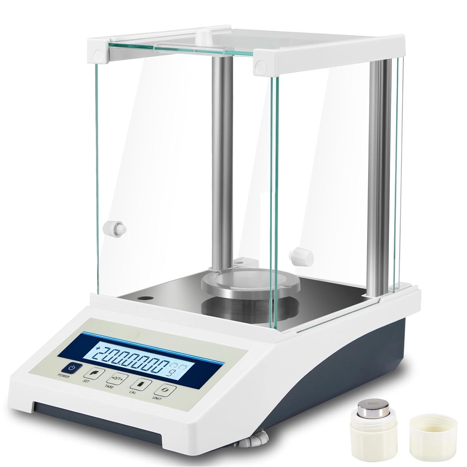 Lab Scale Digital Analytical Balance 220g Scientific Precision Scale 0.0001g USA