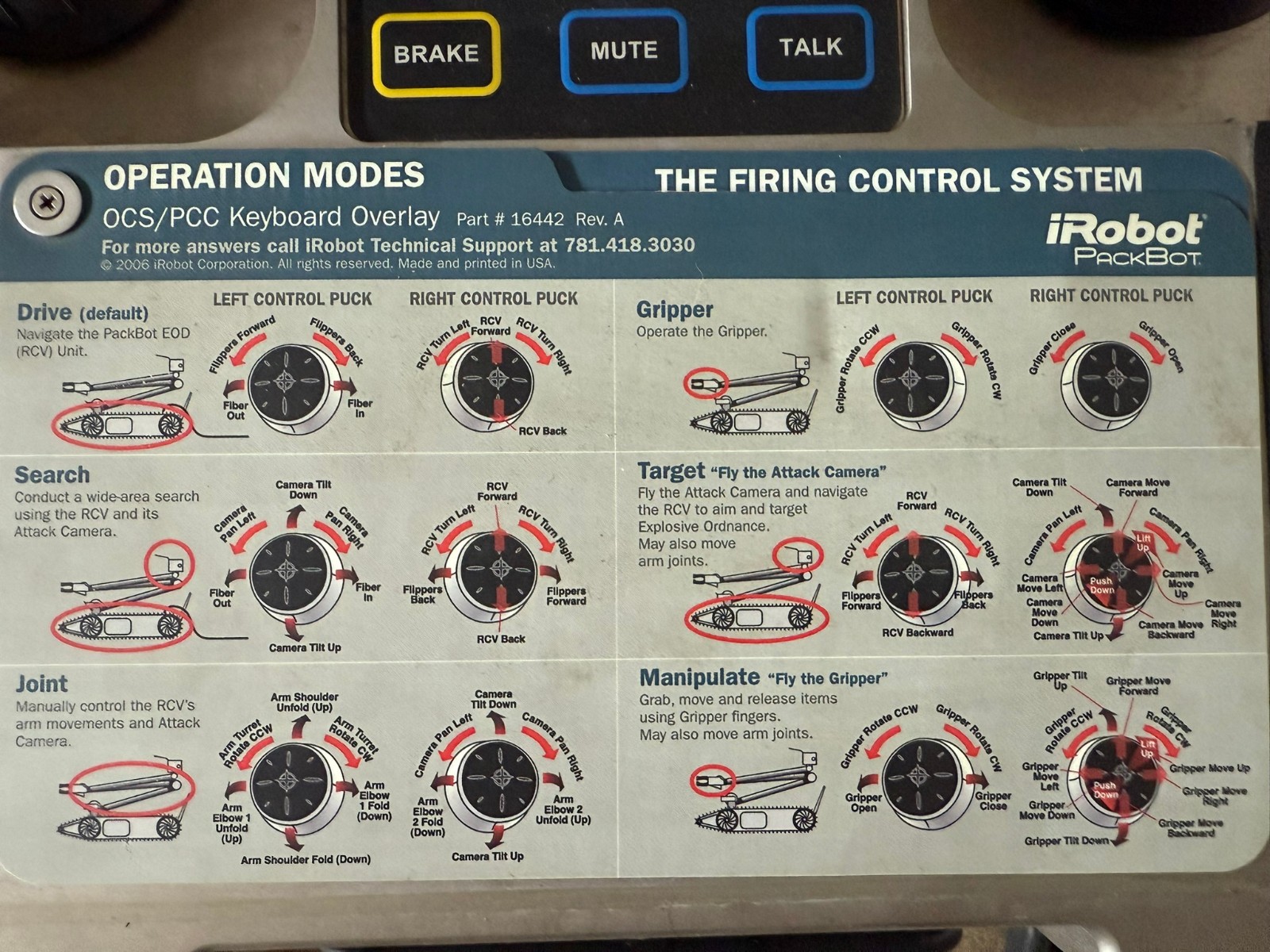 iRobot PackBot EOD Robot OCU Controller Military Laptop Control Unit for Packbot