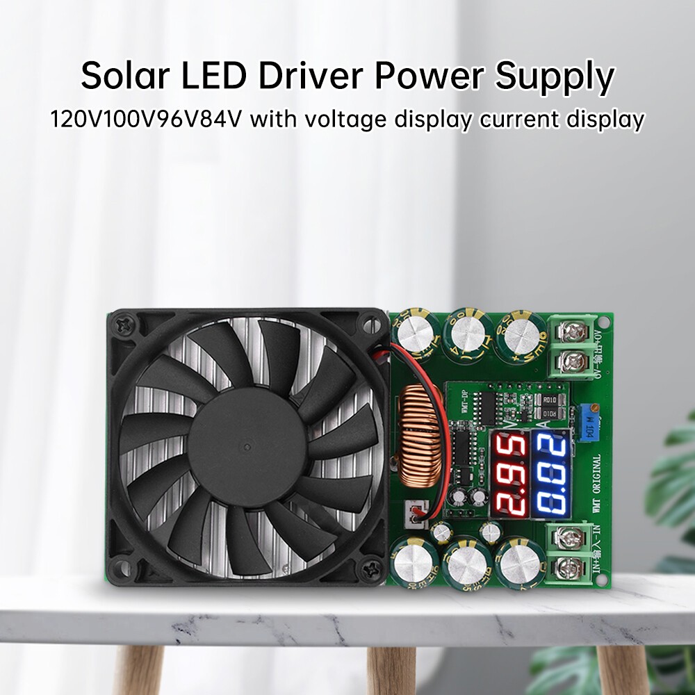 600W 30A DC-DC Step Down Module CV CC Adjustable Buck Converter 84-120V NEW