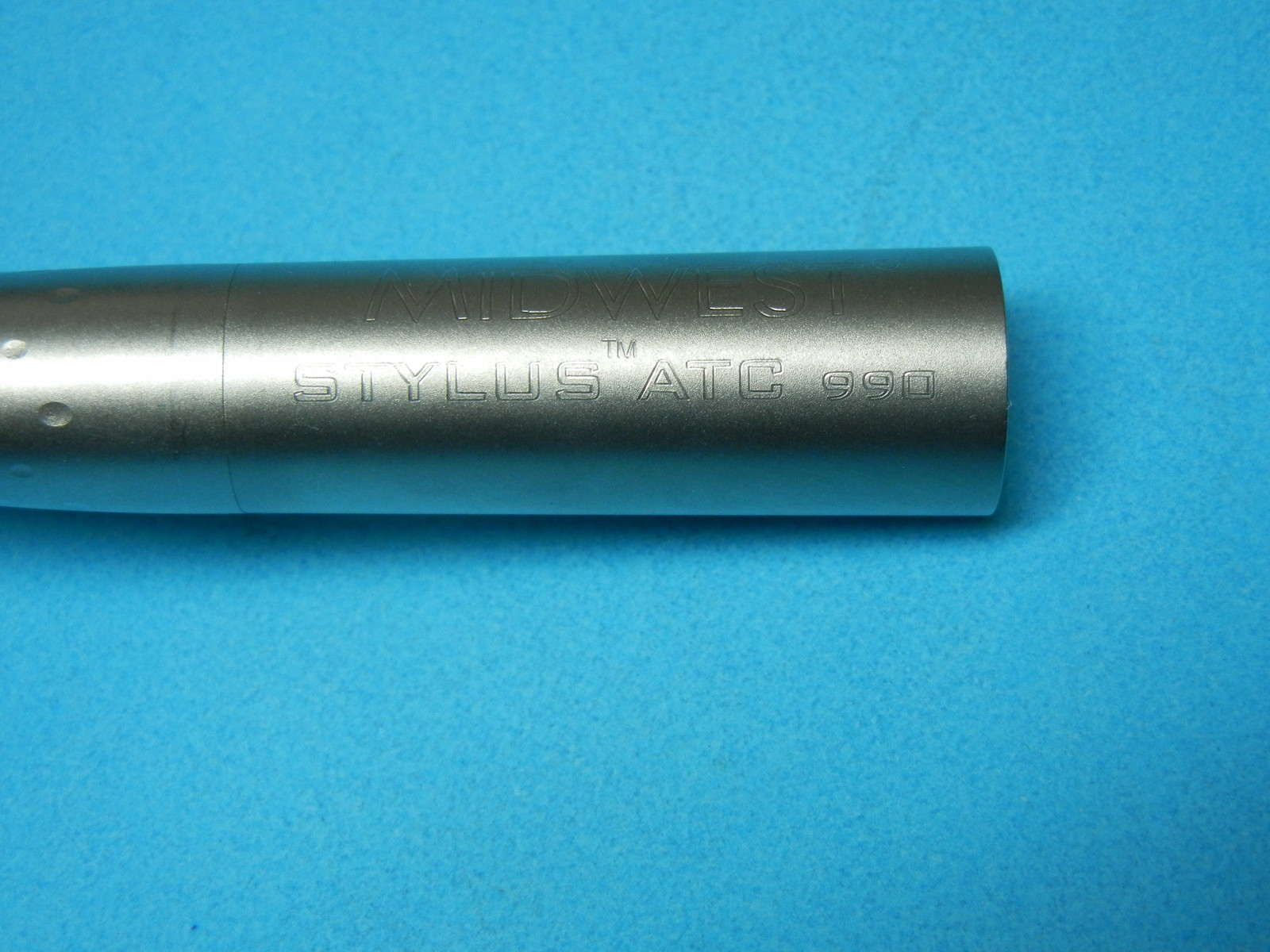 MIDWEST STYLUS ATC 990 FIBER OPTIC DENTAL HANDPIECE & 3 MONTH WARRANTY