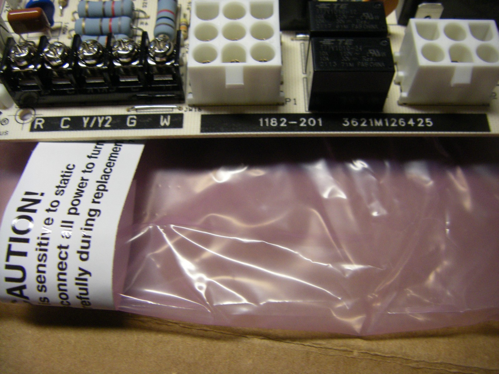 PARTNERS CHOICE 920915 NORDYNE CONTROL 1 – ST, G7 BOARD
