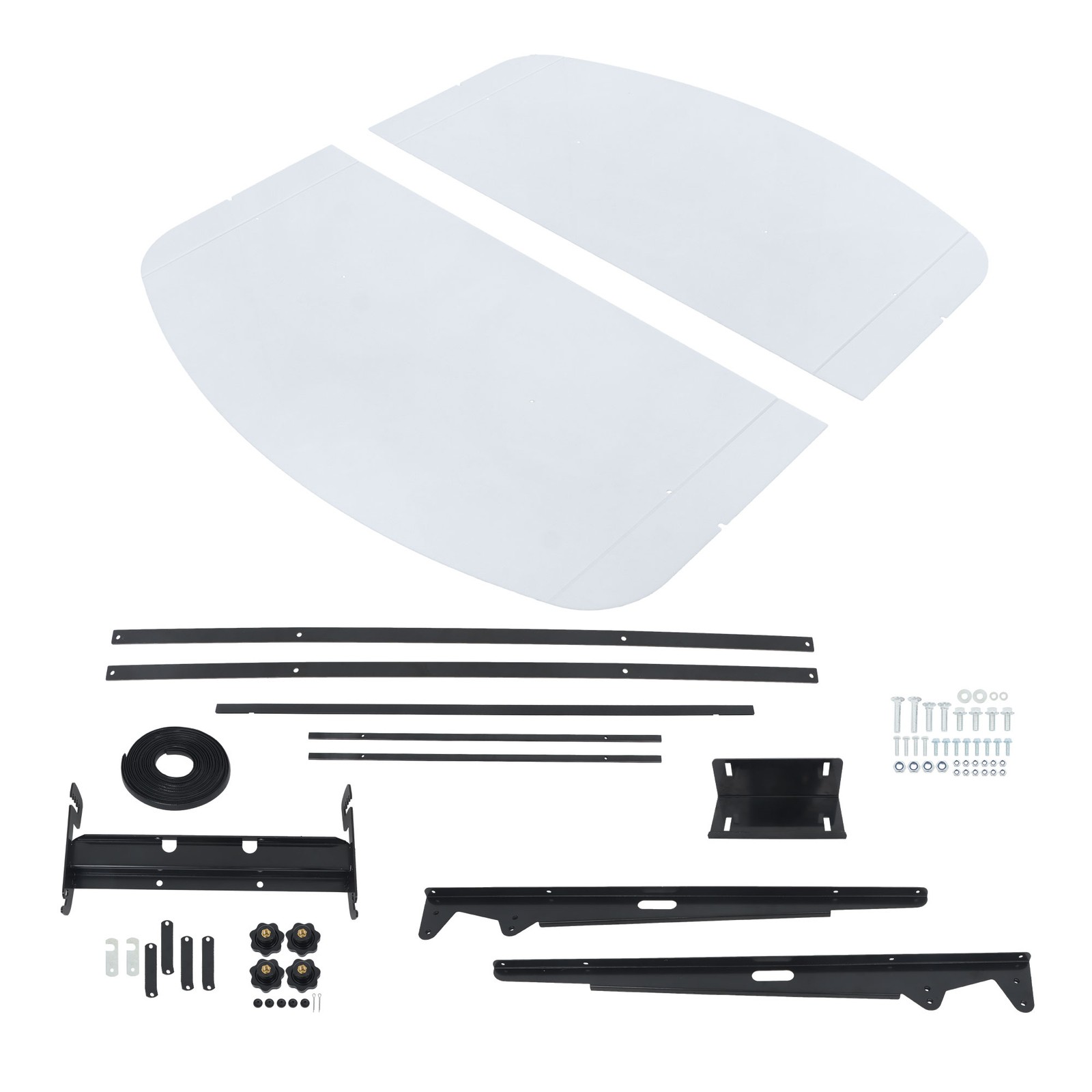 For John Deere ROPS Tuff Top Tractor Canopy 2″ x 2″ or 2″ x 3″ 52″ X 52″ White