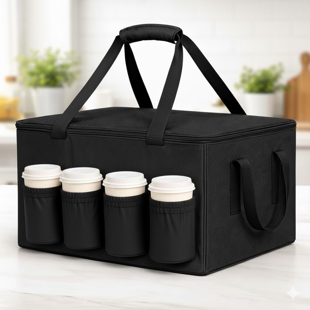 Catering Bag for doordash uber eats 22x14x13 Insulated Food Delivery Bag with…