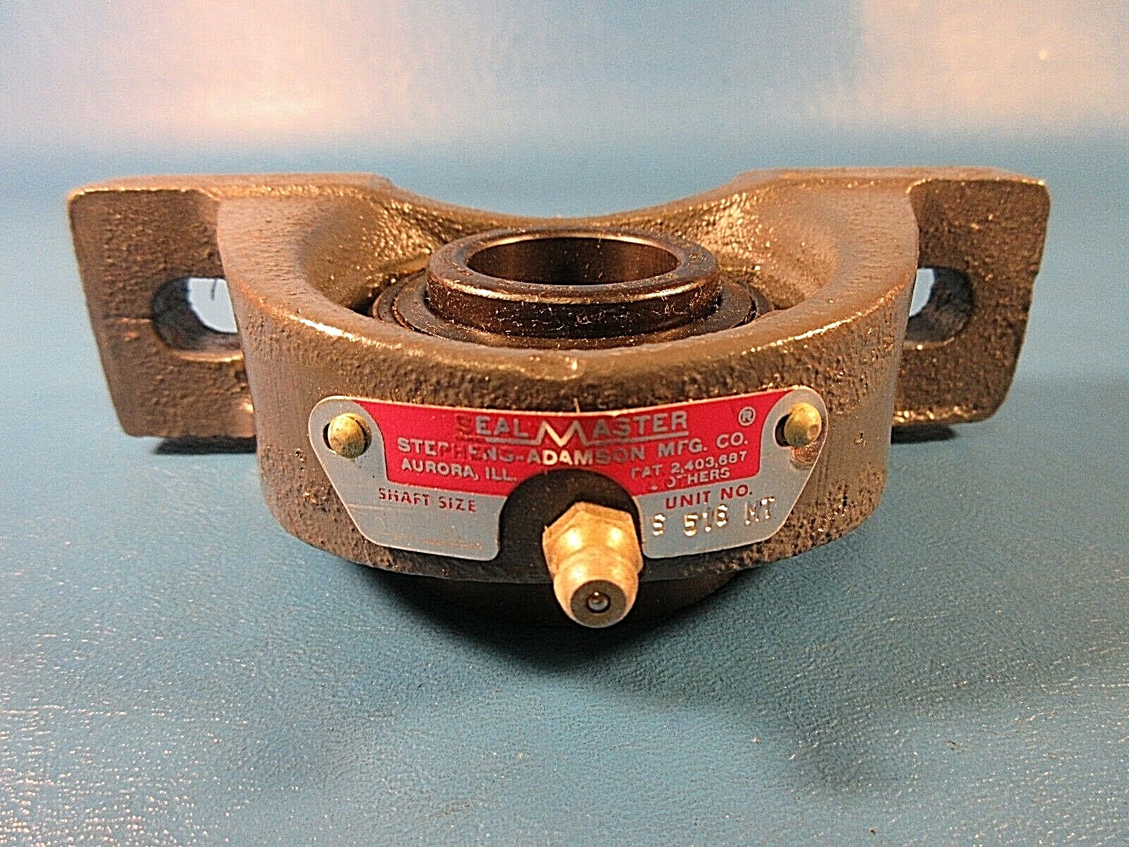 Sealmaster S-516-MT 2-Bolt Ball Bearing Pillow Block 1″ Bore H=P-104F, I=SA 2-1T
