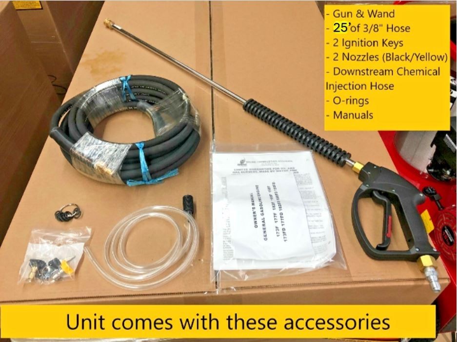 NEW – 2024 Easy-Kleen Magnum 4000 Series Hot Water Pressure Washer Diesel Burner
