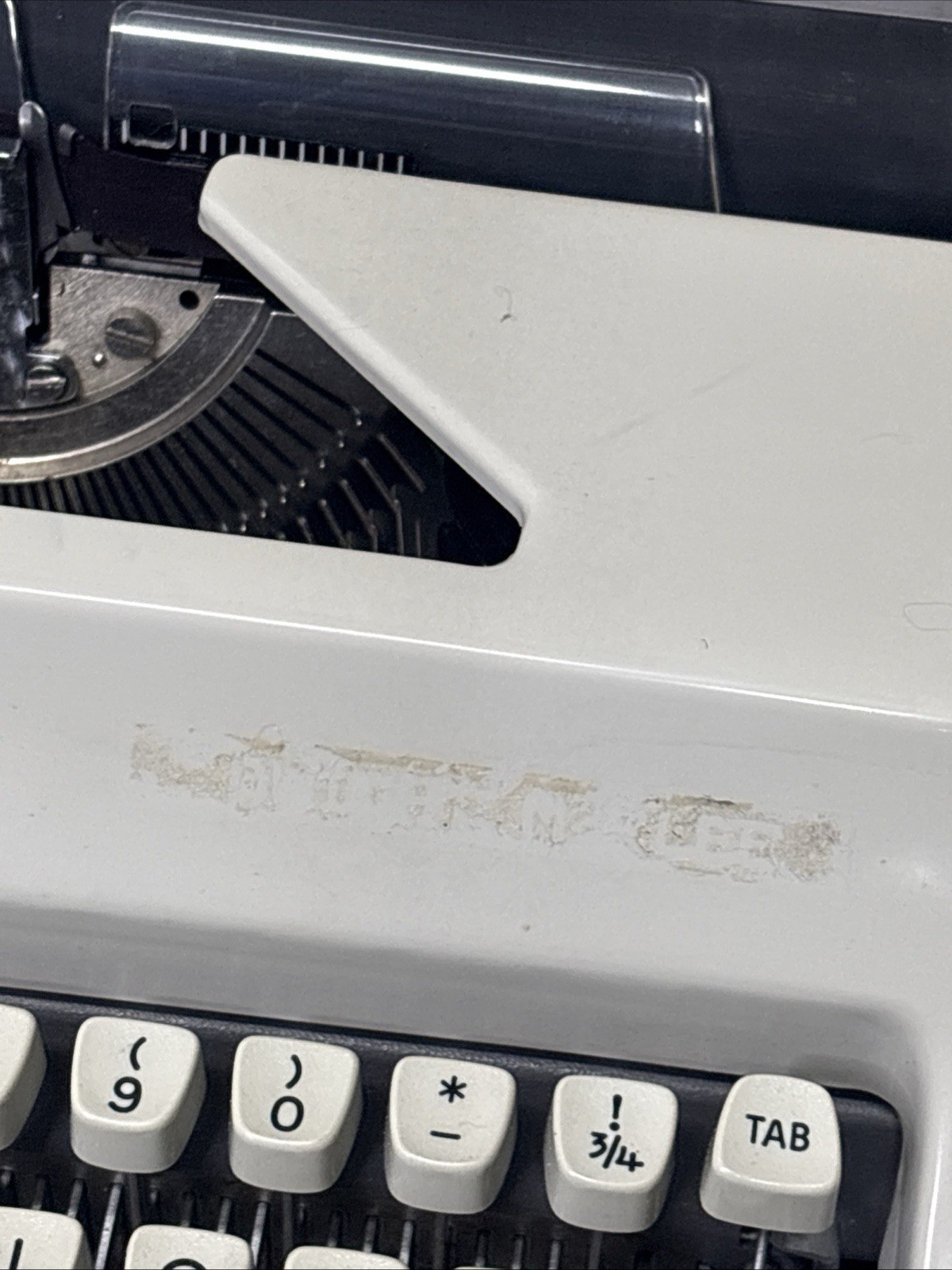 Vintage Olympia Werke SM8 SM-8 Portable Manual Typewriter with Case Tested As Is