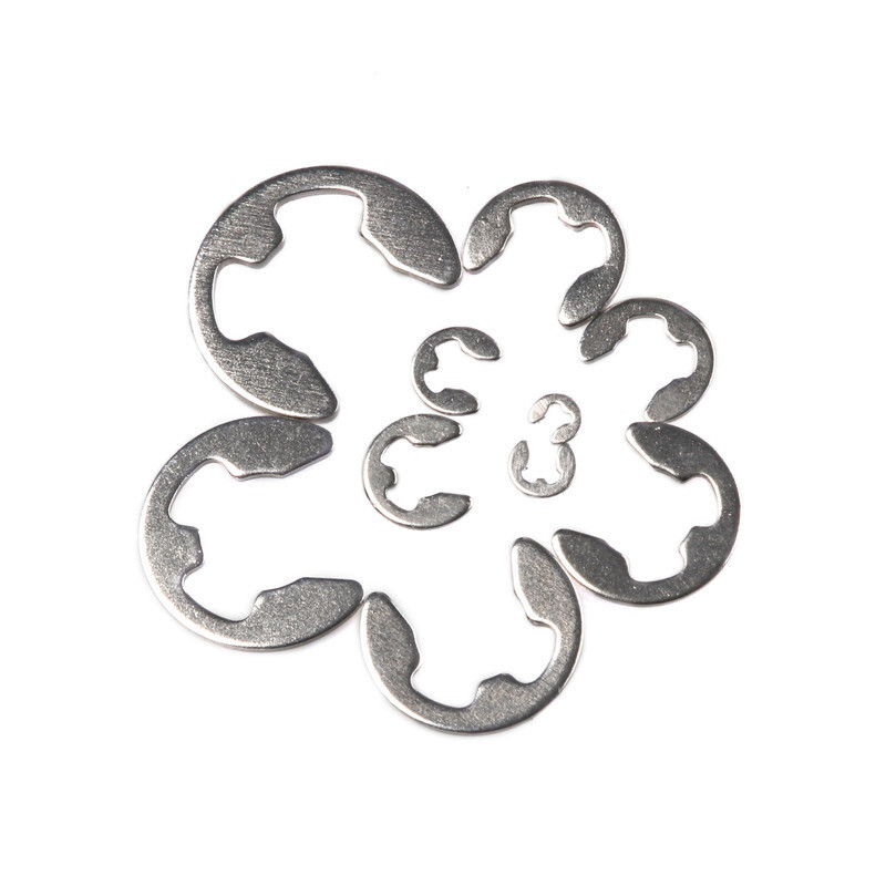 200PCS E Clips C Circlip Retaining Ring Assorted 1.5 – 10mm Stainless Steel Kit