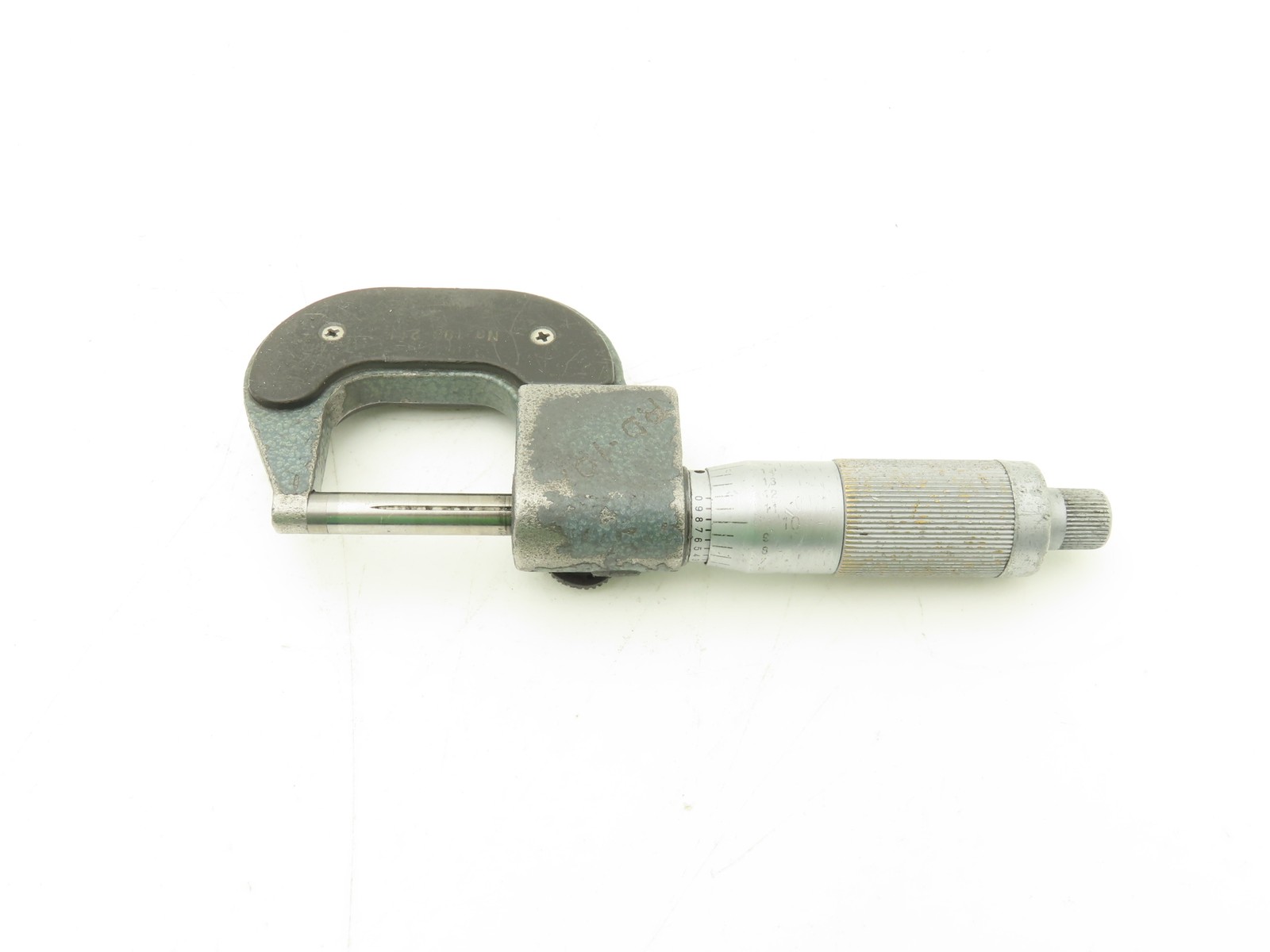 Mitutoyo 193-211 Mechanical Digit Counter Micrometer 0-1″ Range Blue LOT OF 2