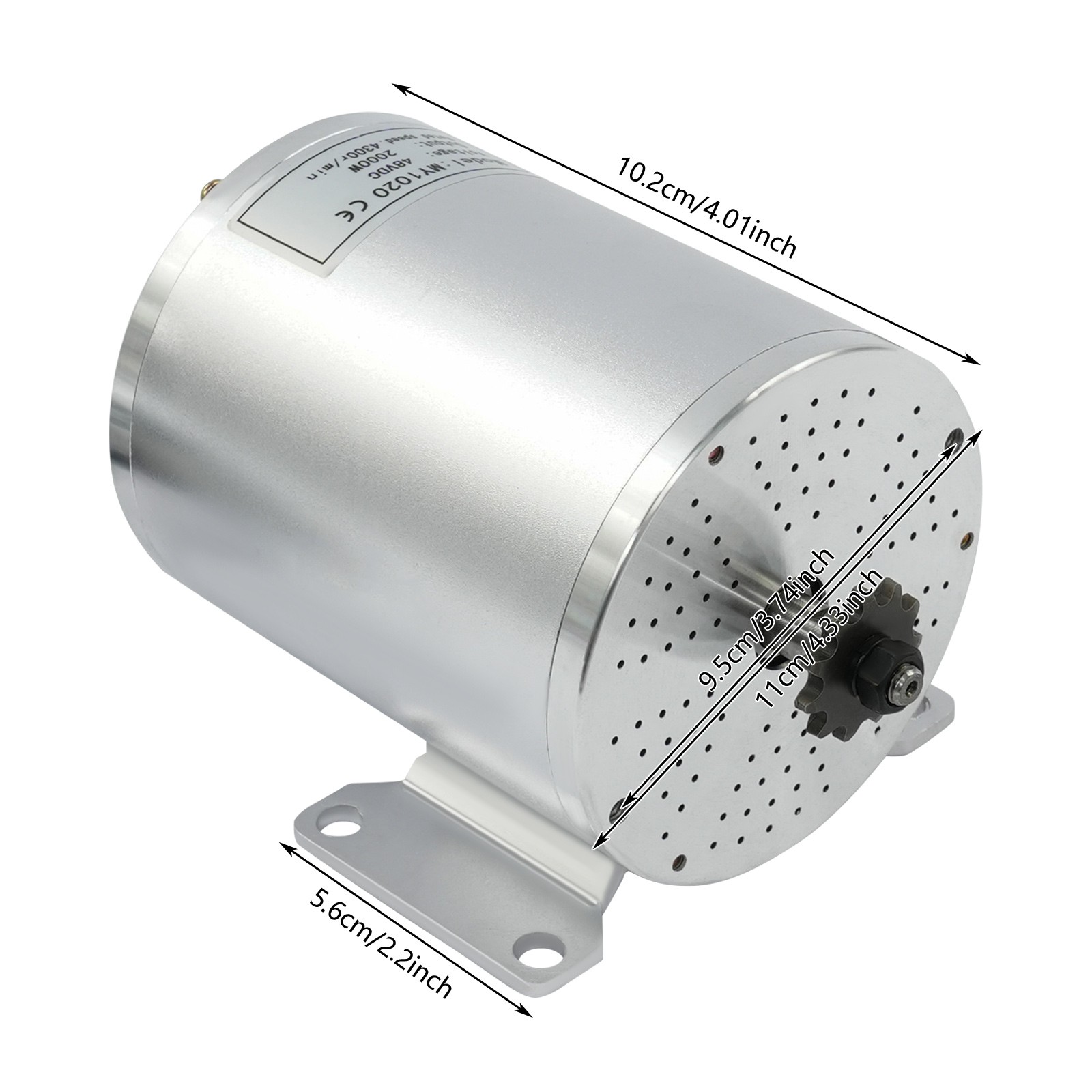 Electric Brush-less DC Motor Kits Electrical Bike Conversion Sets for Scooters