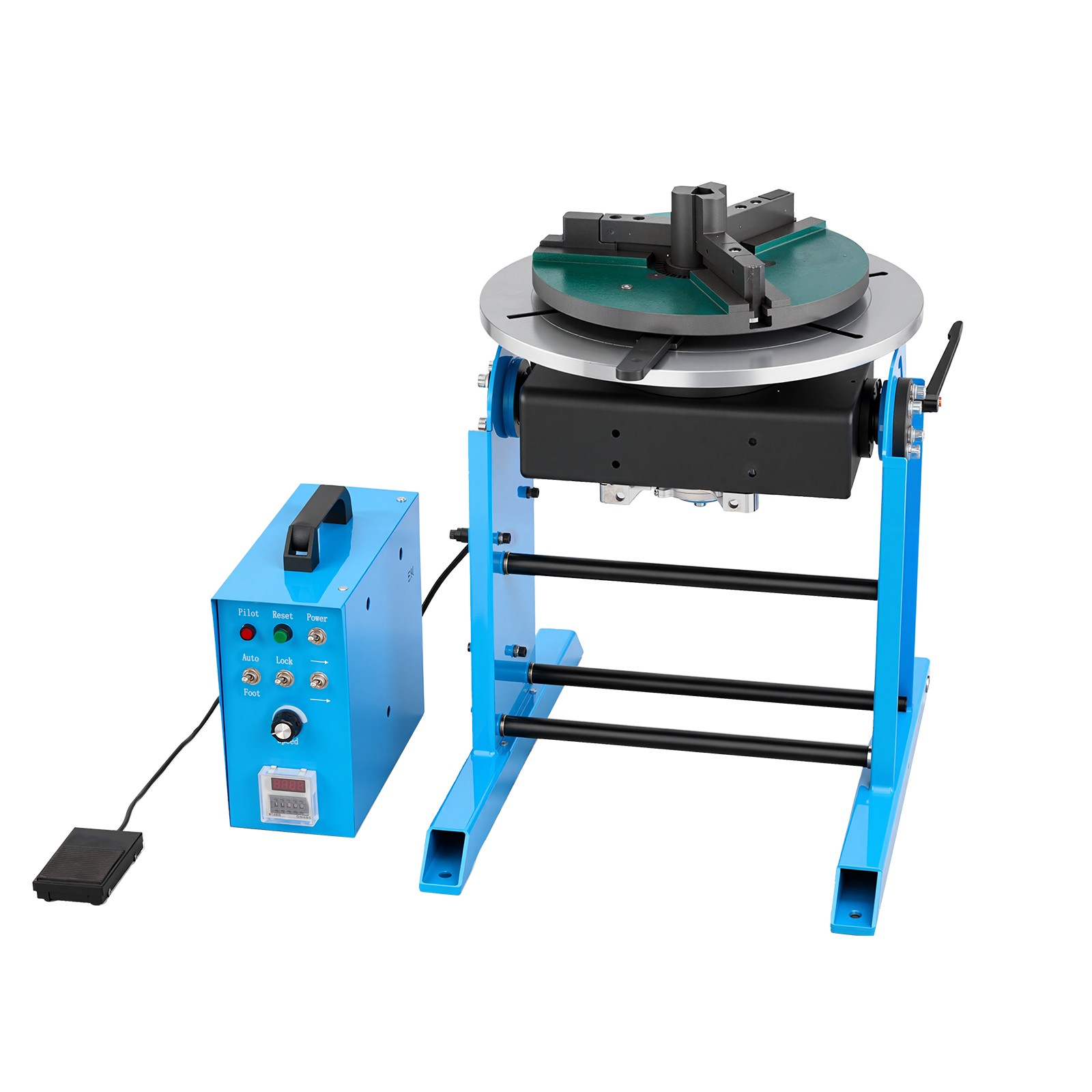Uimoso Rotary Welding Positioner Turntable Table, 441 lbs Load, Tilt -45° to 90°