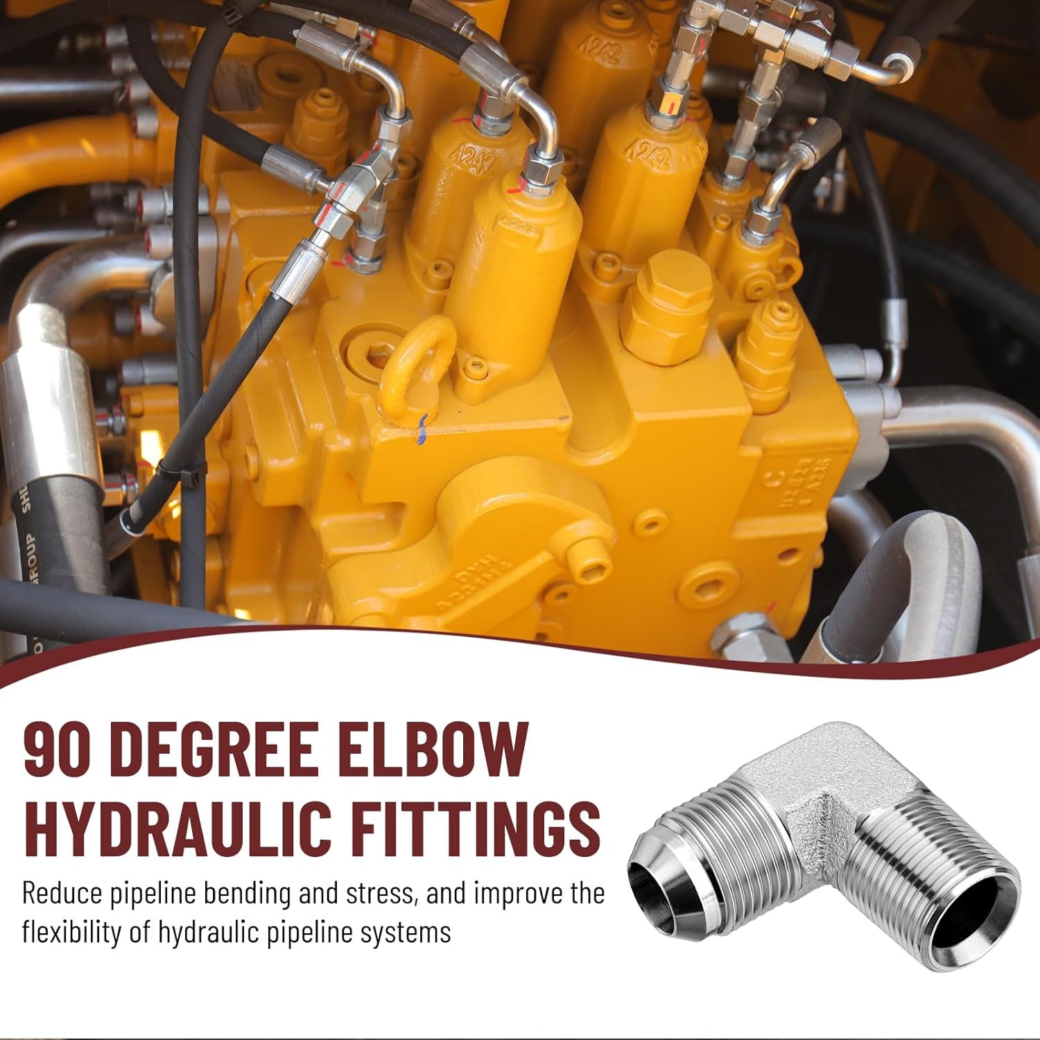 64x ORFS Hydraulic Cap and Plug Kit Hose Tube & Pipe Fitting Set Easy Install US