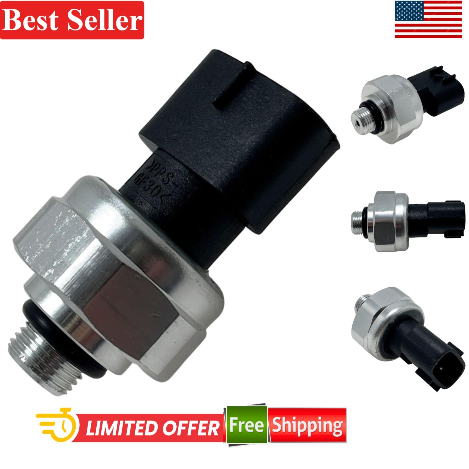 A/C Pressure Switch Sensor 88719-33020 – Compatible with Multiple Toyota Models