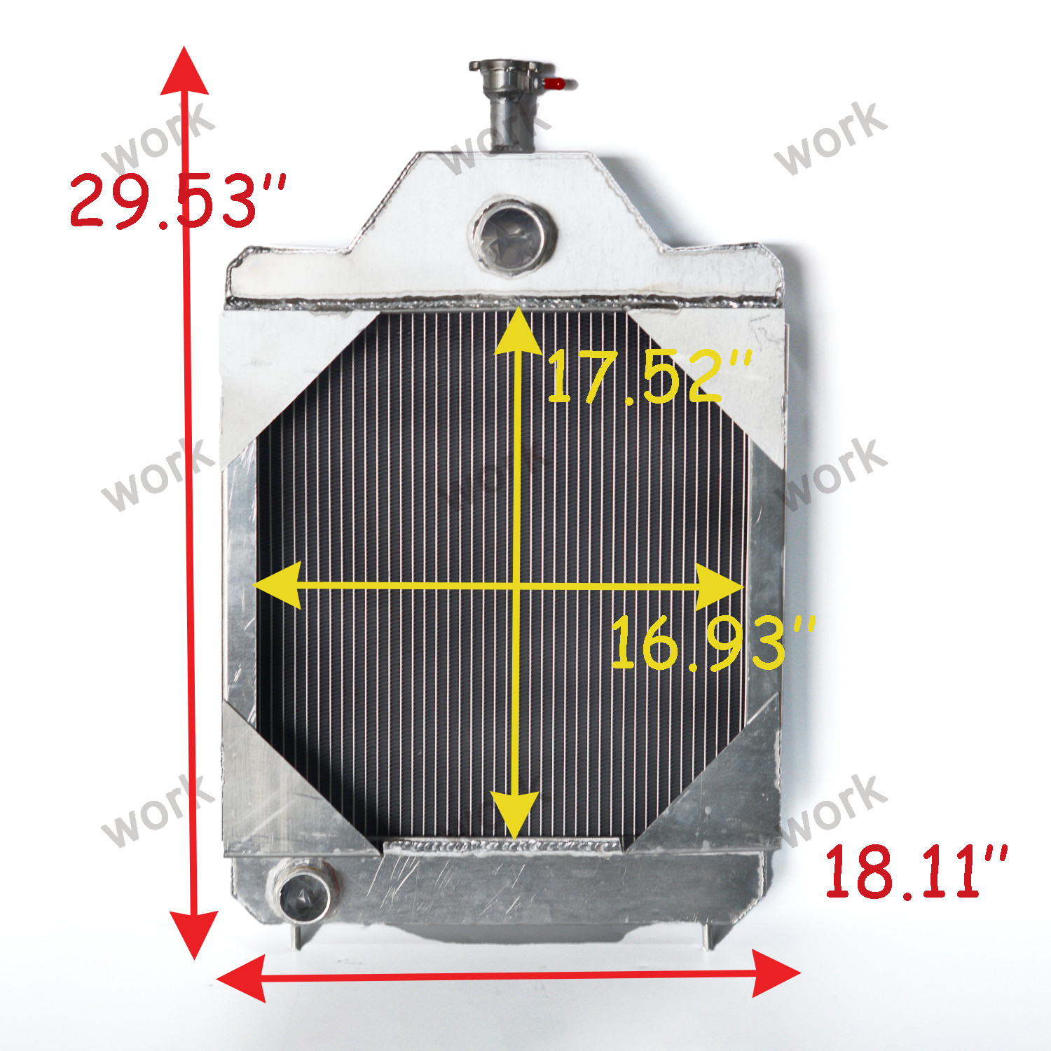 OE Part # D89103 Radiator Fits Case IH 580C 584C 585C 586C Backhoe Loader