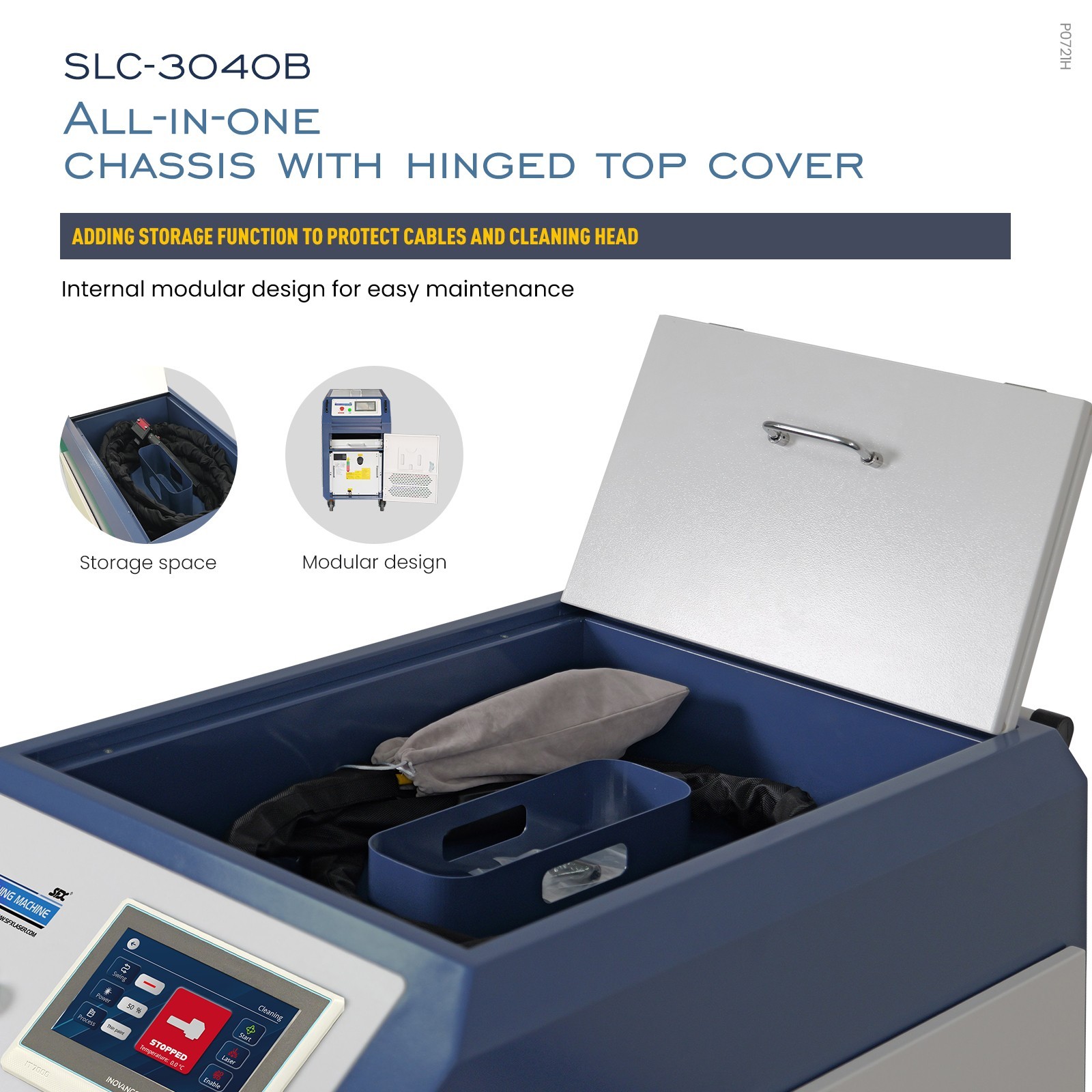 SFX 2000W Integrated Fiber Laser Cleaning Machine Laser Rust Oil Paint Remover