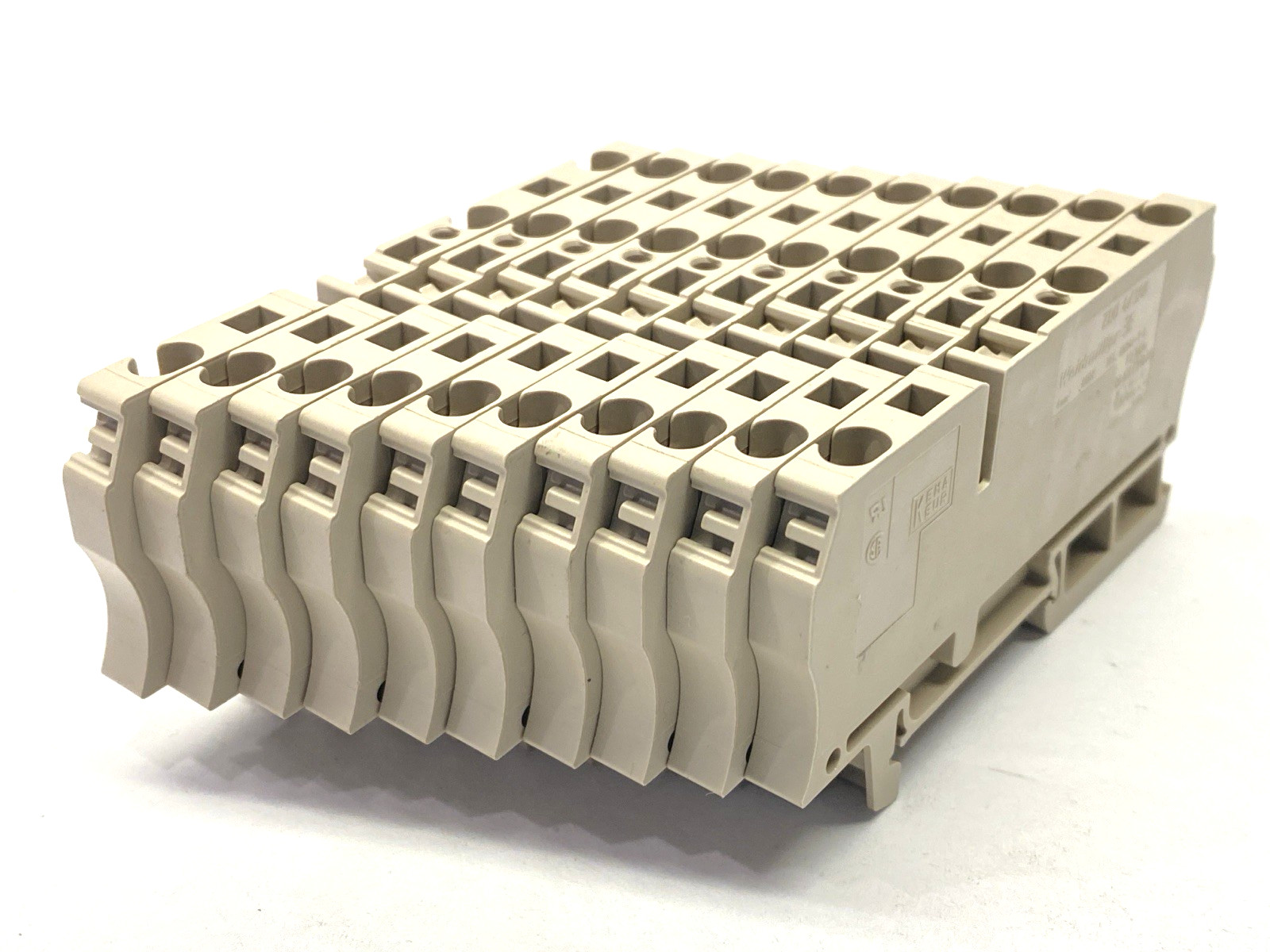 Weidmuller 7904180000 Terminal Block Dark Beige 32A 800V ZDU 4/3AN LOT OF 10