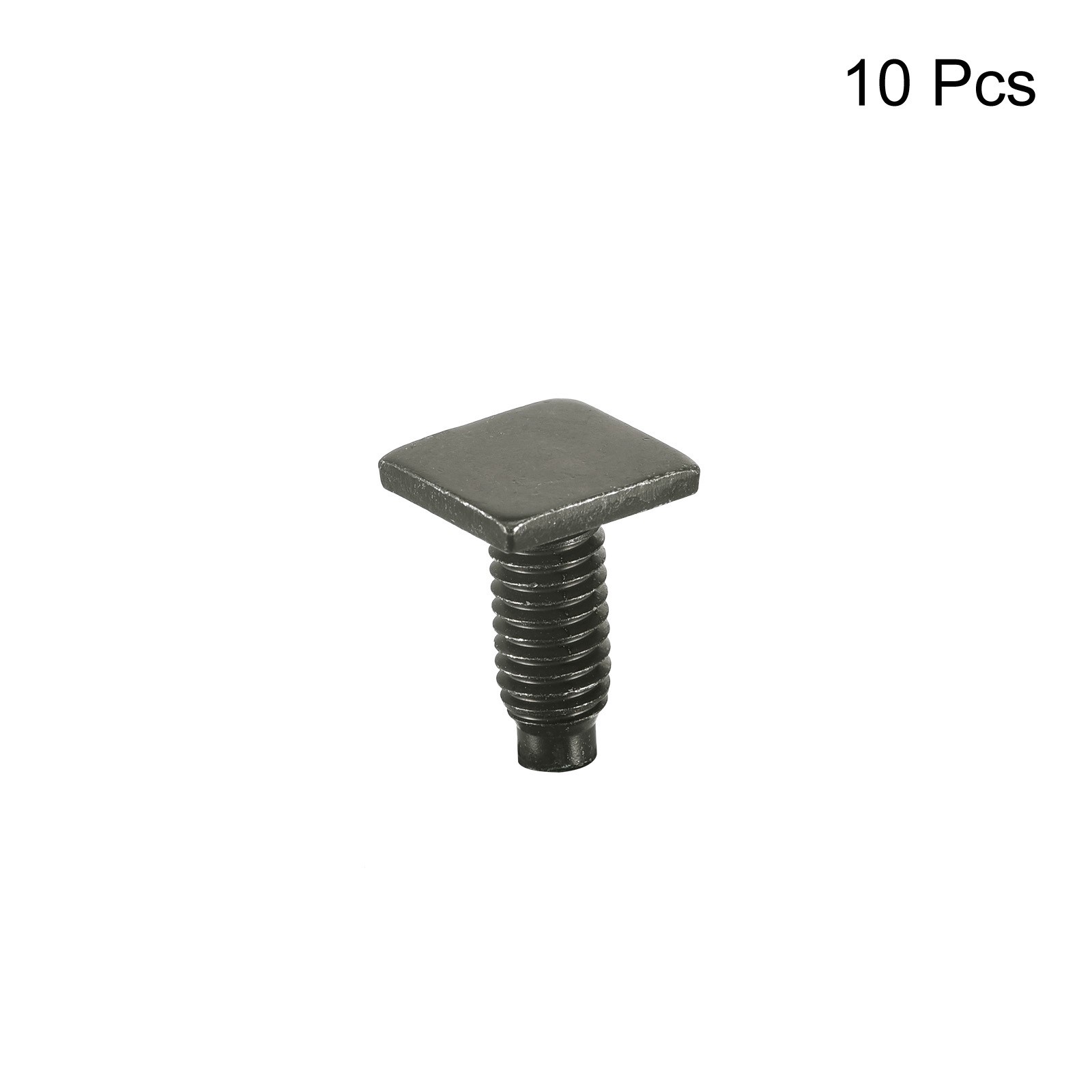10pcs Square Head Bolt M6x15mm Carbon Steel Grade 8.8 Square Screws