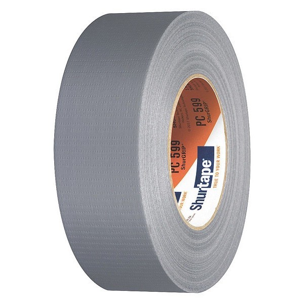 Shurtape Pc 009 Sil-48Mm X 55M-24 Rls/Cs Duct Tape,9 Mil,Silver,Pk24
