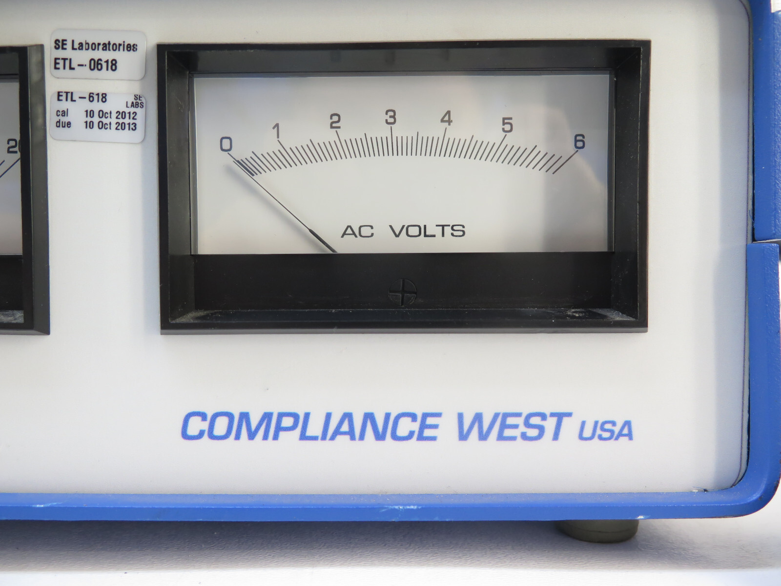 Compliance West GFM-200A Ground Continuity Tester Output 0-200 Amps ac ± 3%