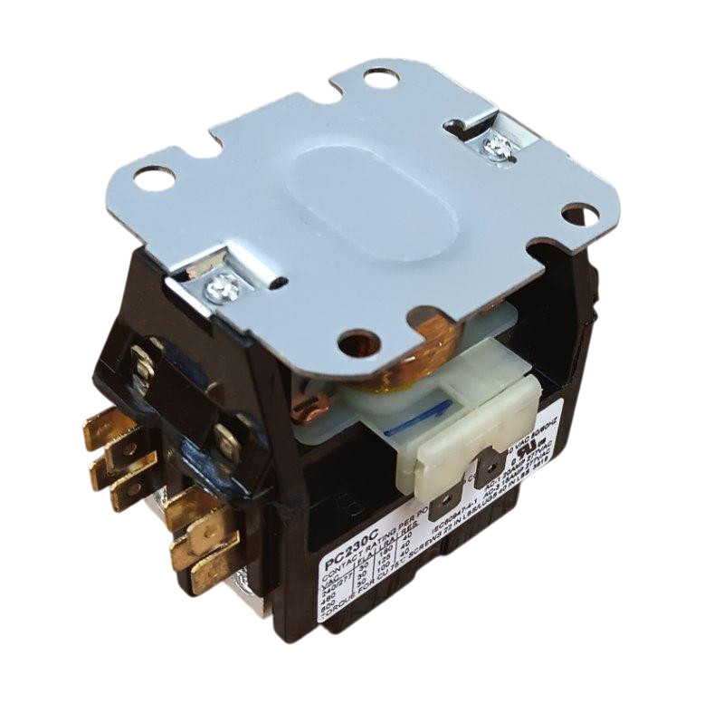 Definite Purpose Contactor, 2 Pole, 30 Amps, 208/240 Coil Voltage, C230C