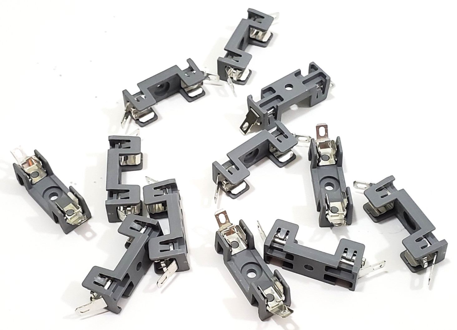 Lot of 12 Littelfuse 354001GY Fuse Holders 30 Amp 300 Volt For 3AG Style Fuses