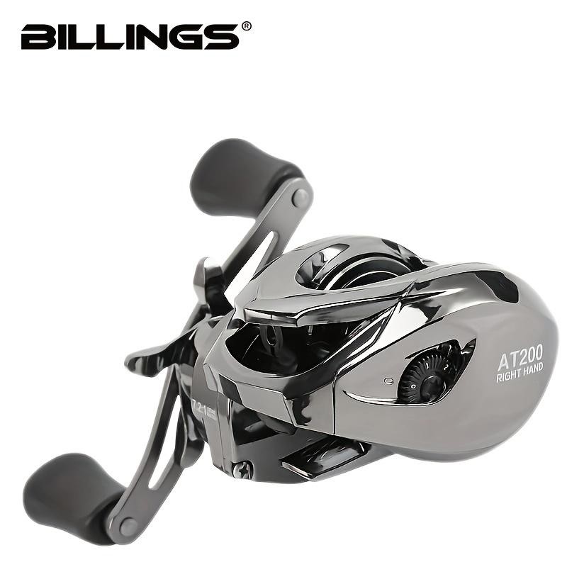 Rooblinos AK Baitcasting Reel 7.2:1 18LB Max Drag Freshwater Saltwater 2+1BB Pro