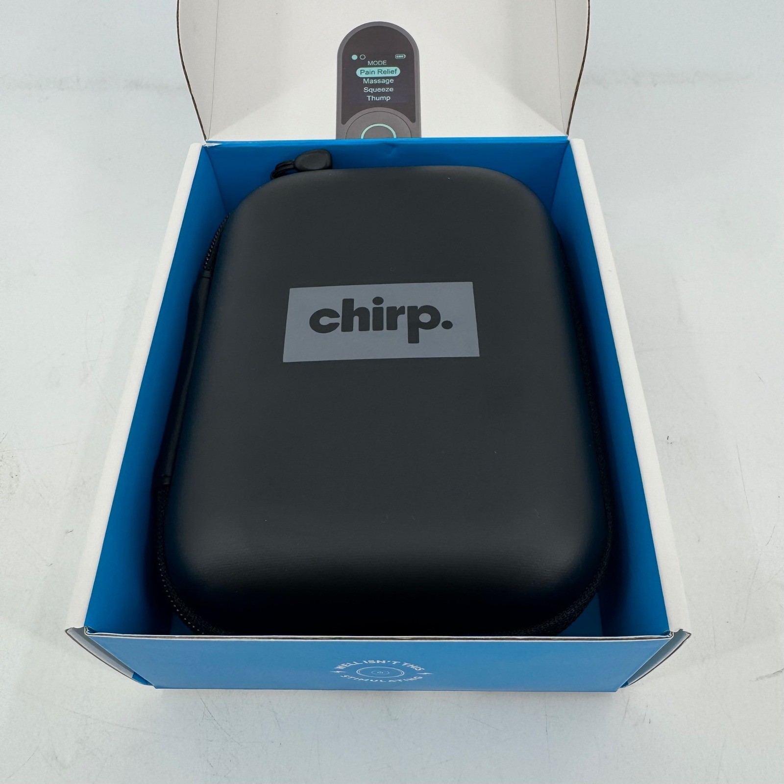 Chirp HALO Wireless Muscle and Nerve Stimulator TENS EMS Single Unit Black