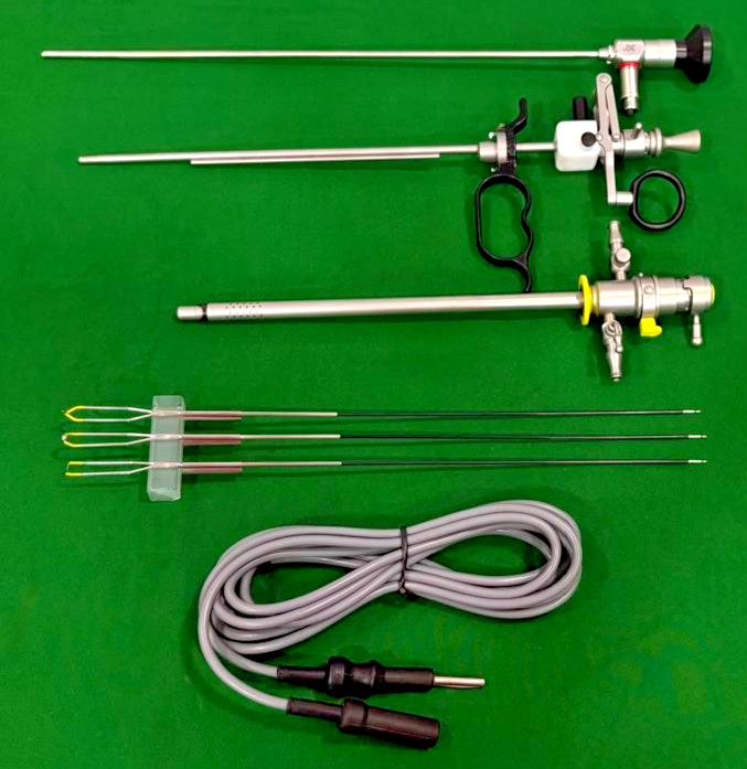 Hysteroscopy Resectoscope TURP Working Element Monopolar Passive 26FR with Scope
