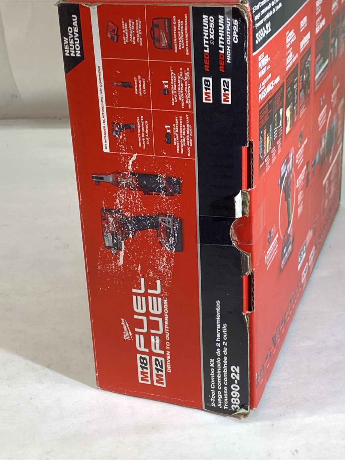 Milwaukee 3890-22 M18 FUEL & M12 FUEL 2-Tool Cordless Combo Kit