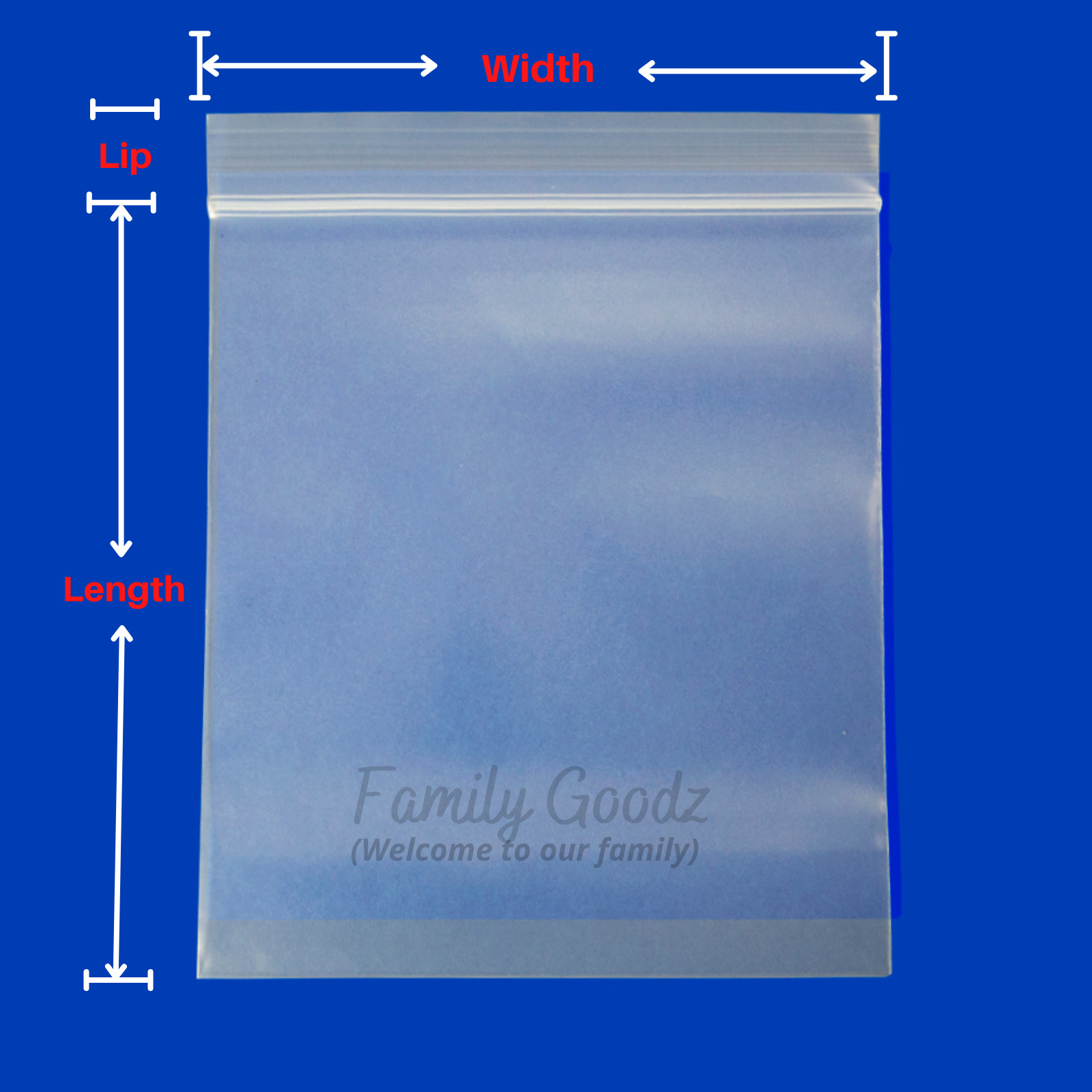 Clear Plastic Reclosable Zip Seal Bag 2 Mil & 4 Mil Lock Bags Jewelry Zip Baggie