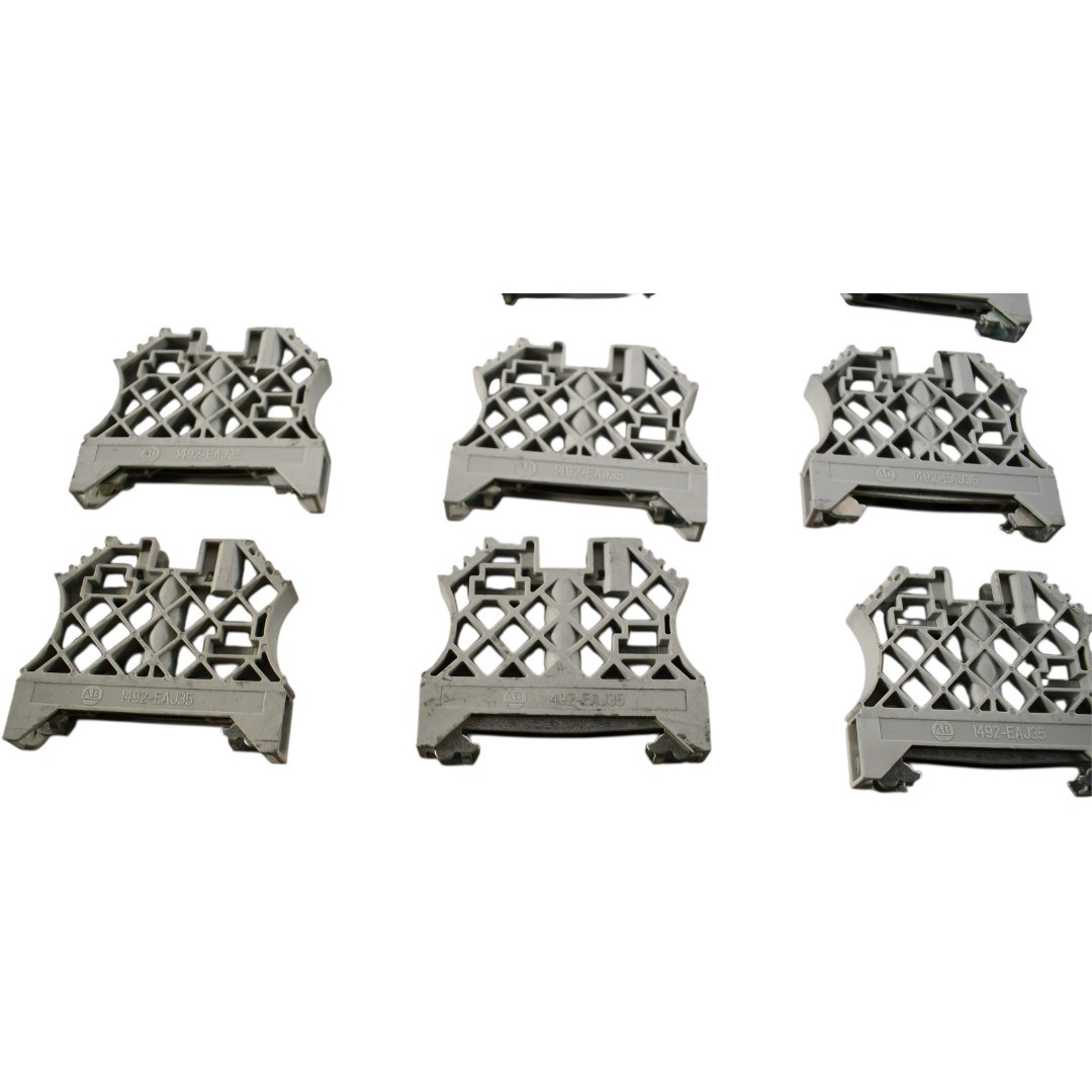 Lot of 19 Allen-Bradley 1492-EAJ35 Terminal Block End Anchors Normal Duty Gray
