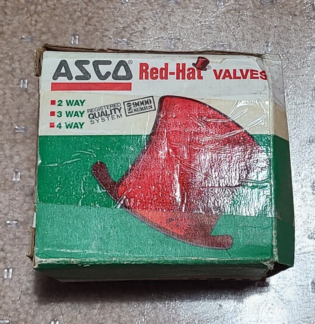 ASCO 8210G2 120/60AC 2-Way Brass 1/2 In Solenoid Valve Normally Closed