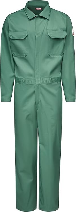 Durable Industrial 100% FR Cotton Flame Heat Resistant Welding Coveralls SMALL