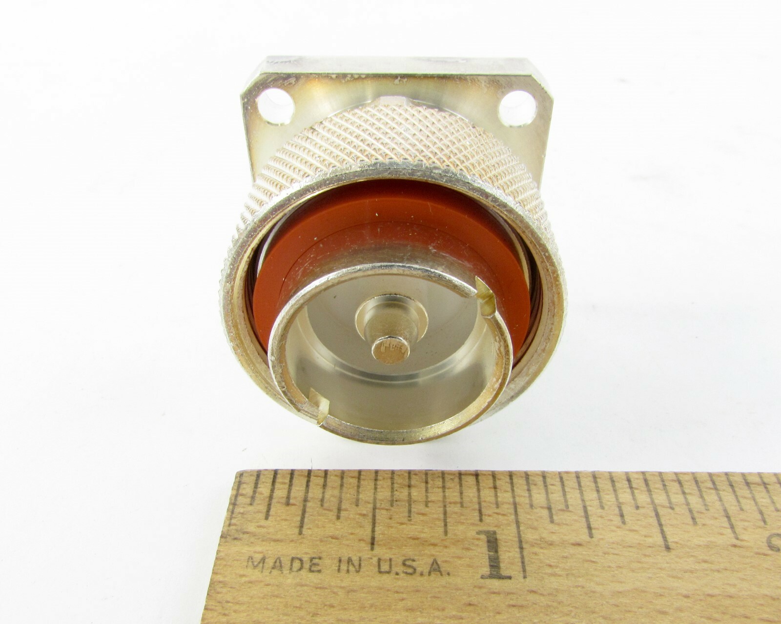 Amphenol Connex 272133 Connector Adapter 7/16 DIN Male to M3 Male Threads 50 Ohm