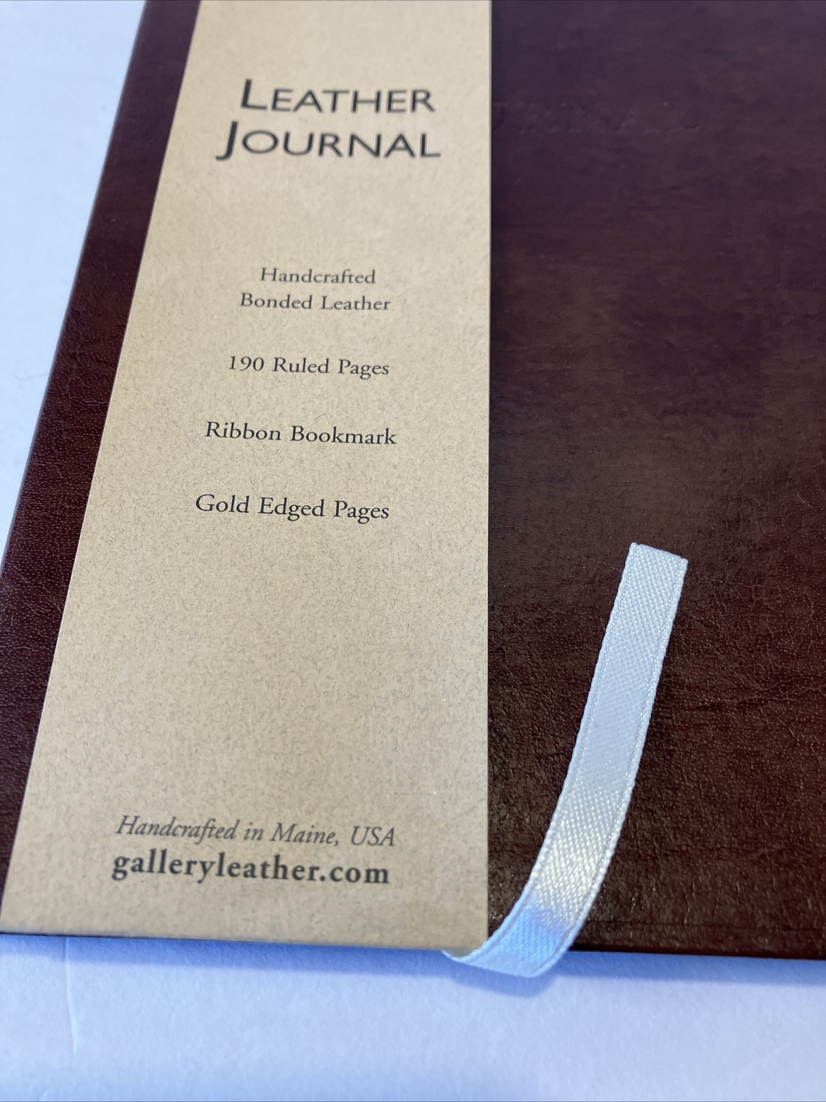 Gallery Leather Co. Inc. Desk Journal (Ruled) – 8″ x 5.5″ Printed in Korea